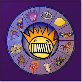 Boognish Rising 2.1 - Horoscope Birth Chart for Ween Posters and Art